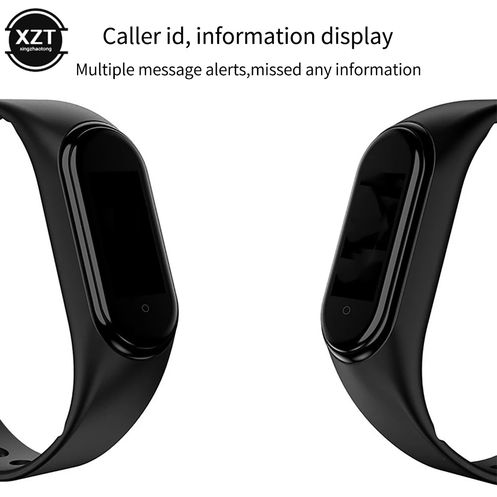M4 Smart Watch Smart Wristband IP65 Waterproof Watch Blood Pressure Heart Rate Monitor Fitness Tracker Smart Sports Bracelet