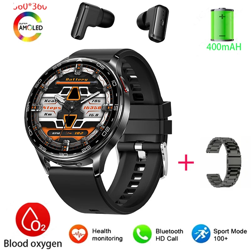Smart Watch TWS 2-in-1
