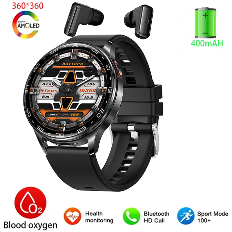Smart Watch TWS 2-in-1