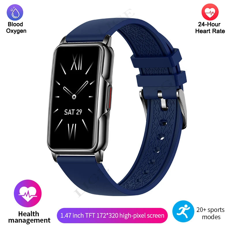 Smart Bracelet Women Smartwatch Men Heart Rate Blood Oxygen Waterproof Sport Smart Band Watch For Xiaomi Android IOS Ladies+Gift