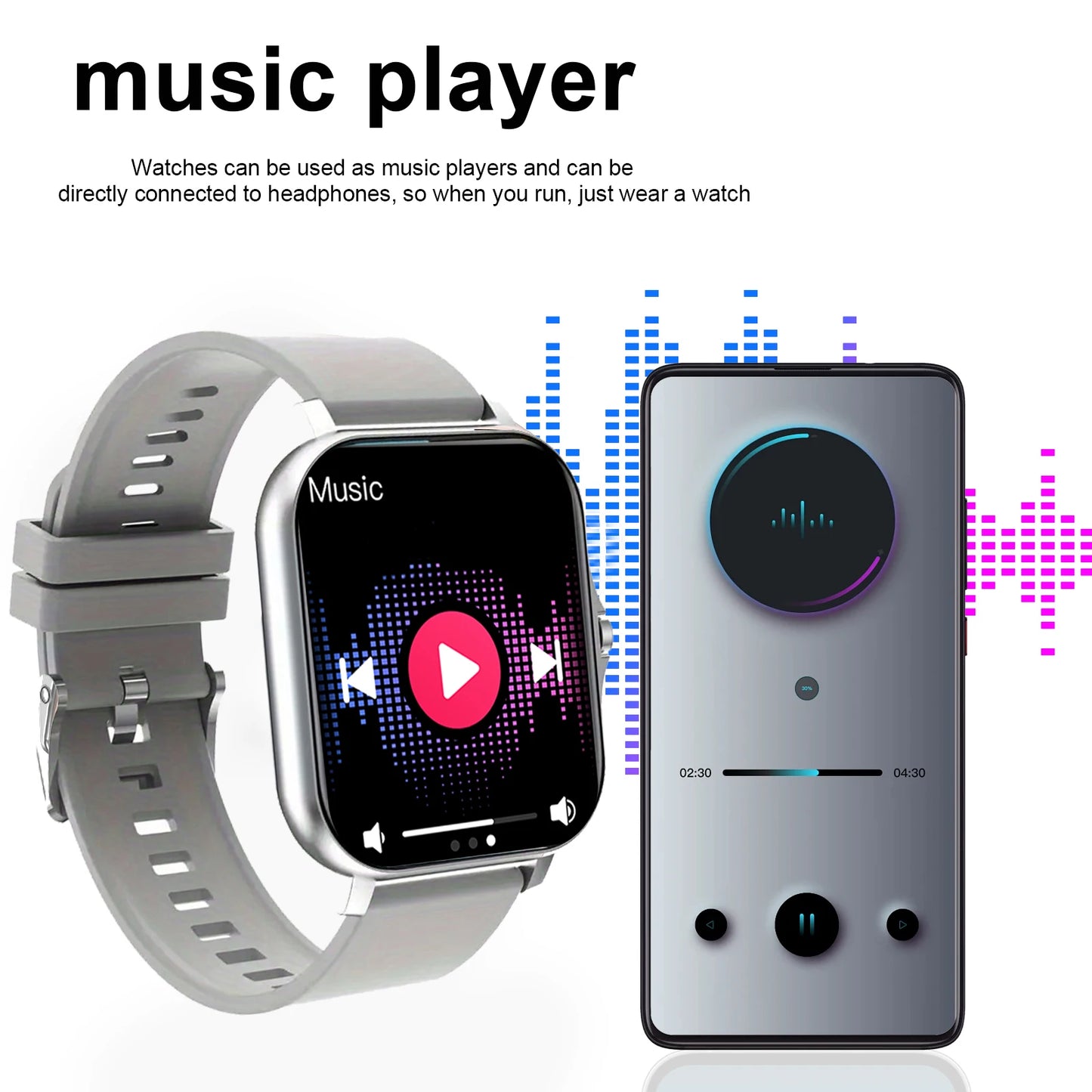 Smart Watch, Wireless