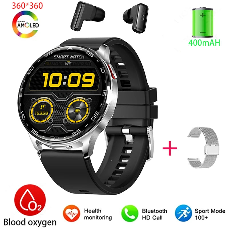 Smart Watch TWS 2-in-1