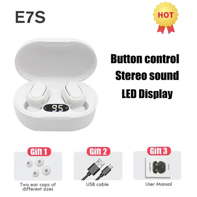 TWS E7S Bluetooth Earphones