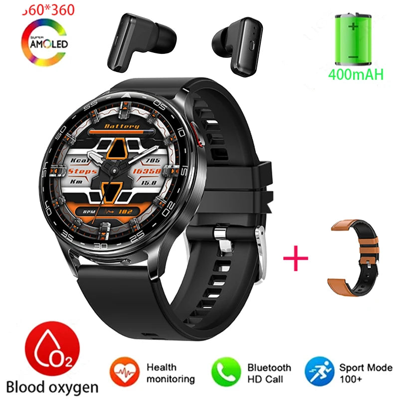 Smart Watch TWS 2-in-1
