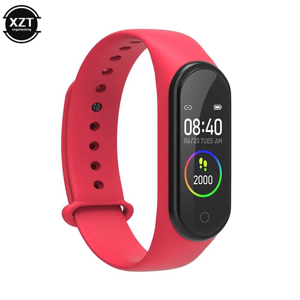M4 Smart Watch Smart Wristband IP65 Waterproof Watch Blood Pressure Heart Rate Monitor Fitness Tracker Smart Sports Bracelet