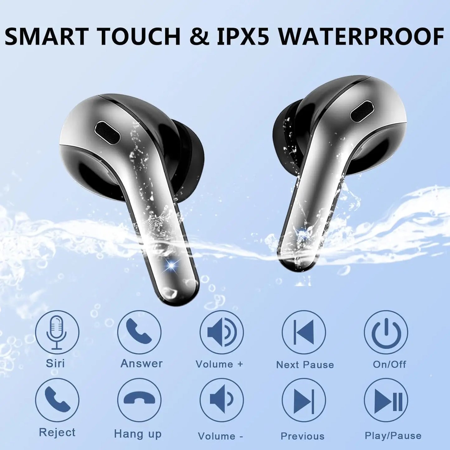 Bluetooth Earbuds V5.3,