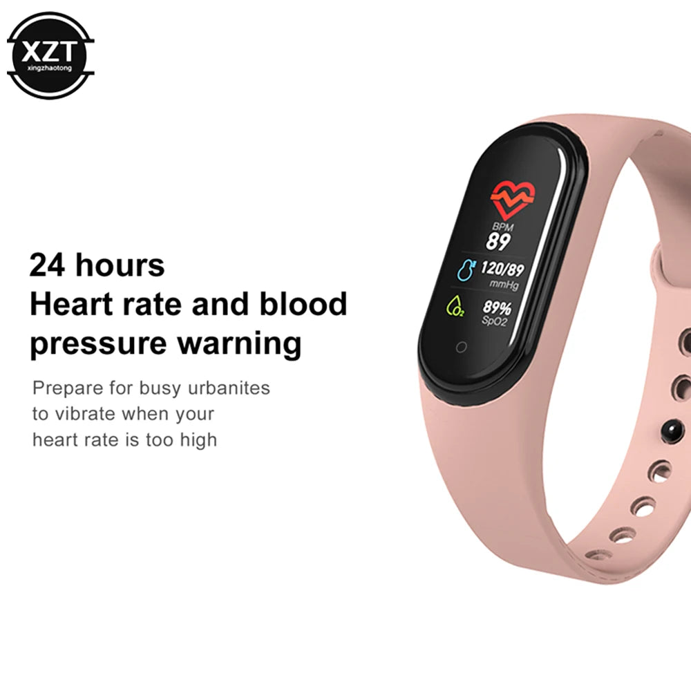 M4 Smart Watch Smart Wristband IP65 Waterproof Watch Blood Pressure Heart Rate Monitor Fitness Tracker Smart Sports Bracelet