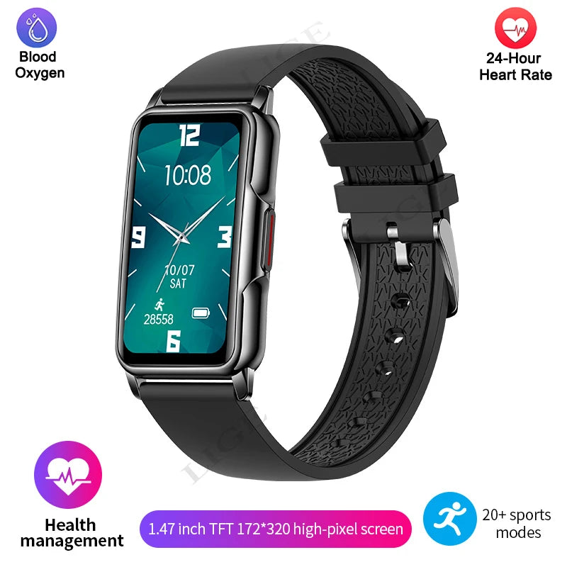 Smart Bracelet Women Smartwatch Men Heart Rate Blood Oxygen Waterproof Sport Smart Band Watch For Xiaomi Android IOS Ladies+Gift