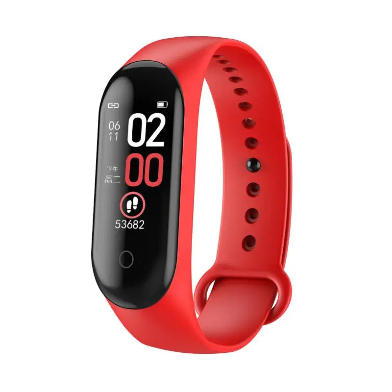 M4 Smart Watch Smart Wristband IP65 Waterproof Watch Blood Pressure Heart Rate Monitor Fitness Tracker Smart Sports Bracelet