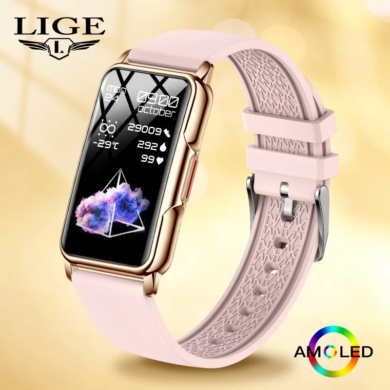 Smart Bracelet Women Smartwatch Men Heart Rate Blood Oxygen Waterproof Sport Smart Band Watch For Xiaomi Android IOS Ladies+Gift