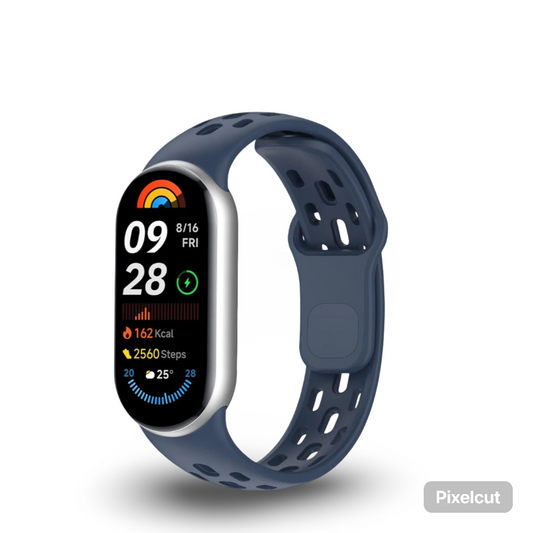 New Soft TPU Strap Breathable Replacement Smart Watch Band Accessories Sport Bracelet Wristband Belt for Mi Band 10 9 8